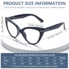 BONCAMOR 6 Pack Fashion Cat Eye Reading Glasses for Women