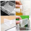 KONTONTY Pcs Fridge Organizers Extendable Storage Dividers for Refrigerator Side