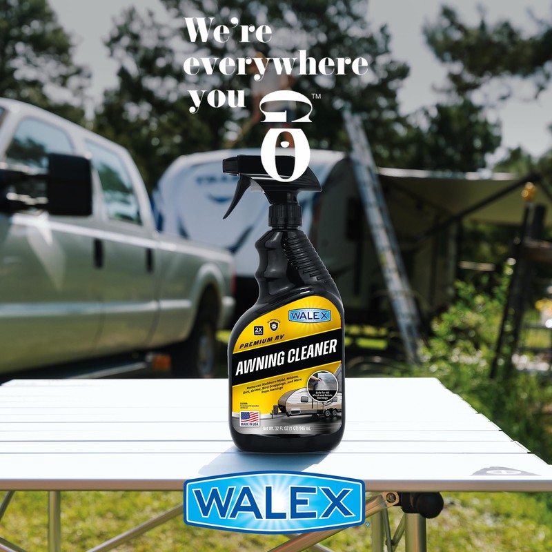 Walex RV Awning Cleaner - Safe for Vinyl & Fabric,