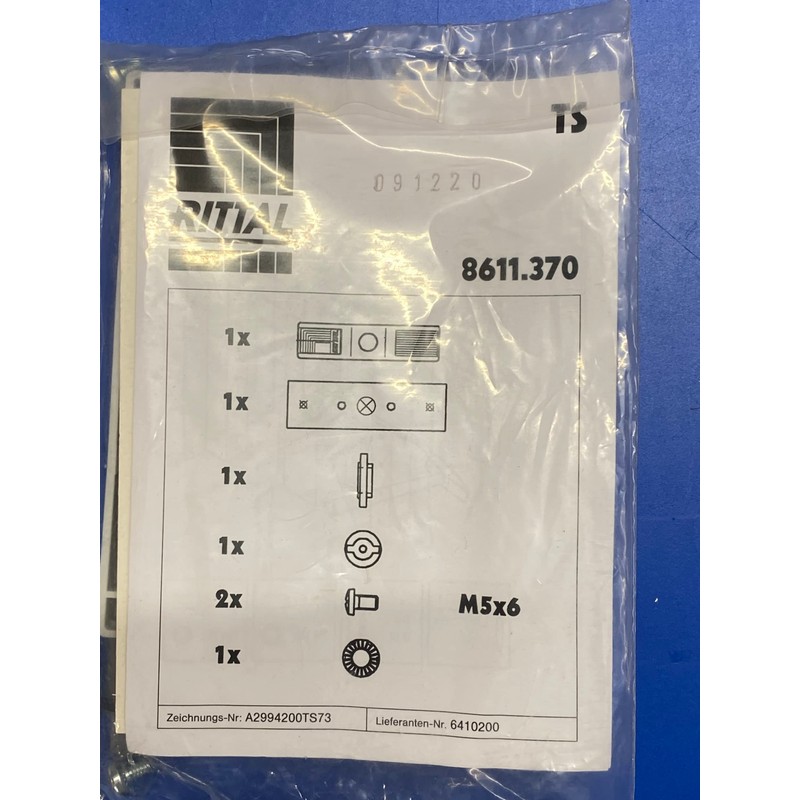 Rittal TS 8611.370 – Rack Accessories (Grey, 1 Piece (S),