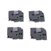 Label Maker Tape 12mm Width 8M Length Black On White