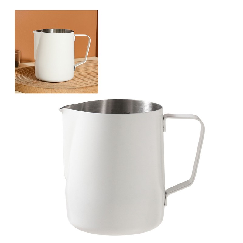 Milk Pitcher 304 Stainless Steel with Scale Thickened Design 350ml