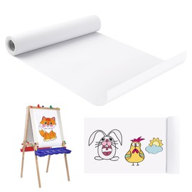 Paper Roll Painting Children, Drawing Paper Roll White, Paper Roll Painting Drawing, White Paper Roll, Painting Paper Roll Children, for Drawings, Flipchart Paper, Tracing Paper, for Children (30 cm x
