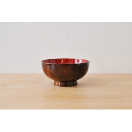 Sakai Sangyo Tochi Soup Bowl, Made in Japan, Wooden Soup Bowl, Lacquered Lacquer, Pick, Soup Bowl, Dining Table, Meal, Excellent Heat Retention, Good Mouthfeel, Made in Japan, Miso Soup, Wooden Utsuwa