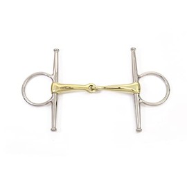 Cavalon Full Cheek German Silver Single Joint Snaffle Bit