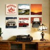Kalami 6 Pack Vinyl Record Holder Wall Mount Self Adhesive