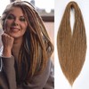FANCEE Brown DE Dreadlocks Extensions Straight Double Ended Dreads 10