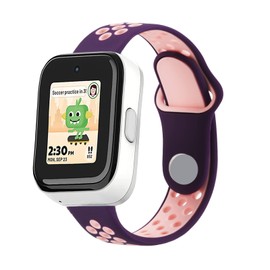 Orisell Kids Watch Band for SyncUp Kids Watch Bands, 20mm Boy Girl Smart Watch Band Replacement with Quick Realease Pins, Breathable Sport Style (Pink&Purple)