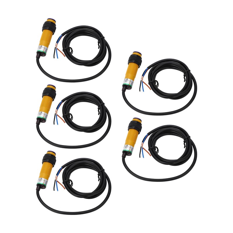5 Pcs Infrared Photoelectric Switch 10cm Detection NPN Normally Open