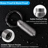 Titanium Keychain Pill Holder,Portable Mini Pill Case, Waterproof Small Pill