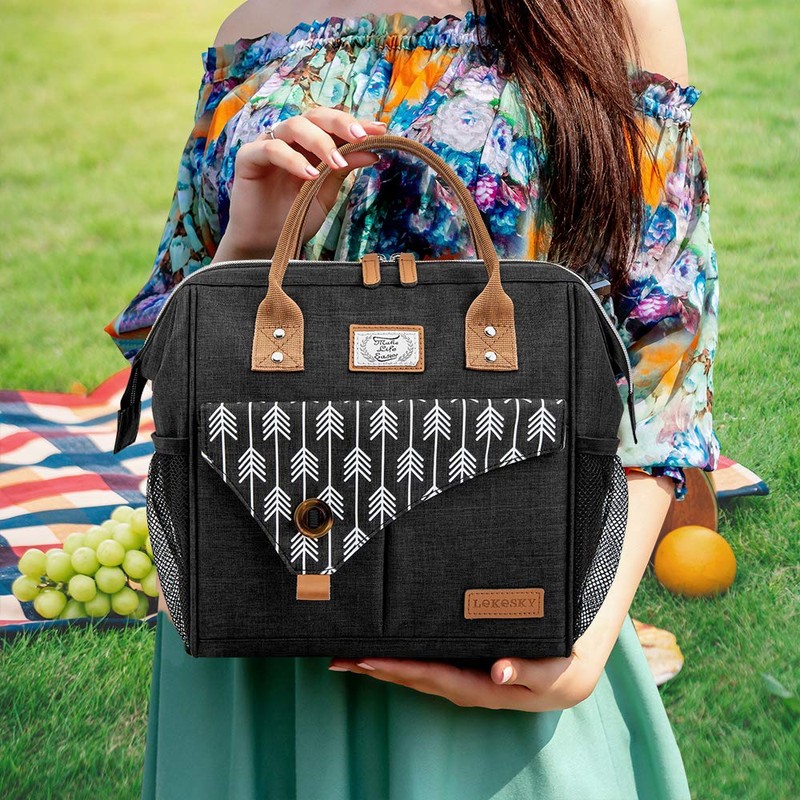 Lekesky Insulated Lunch Bag for Women for Work Lunch Tote