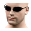 AMP Small Rimless Oval Neo Matrix Style Sunglasses Metal Super