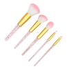 Baluue 15pcs Handle Makeup Brush Set for Liquid Foundation Powder