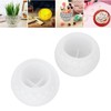 2Pcs Resin Candle Holder Mold Irregular Shape Design Deformable Practical