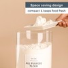 HHMJSM 1 Gallon Large Glass Food Storage Containers With Airtight