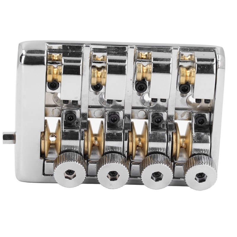4 String Headless Electric Bass Bridge Zinc Alloy Brass Bridge