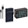 NinoLite(NinoLite) 3点セット DMW-BMB9 互換 バッテリー +USB型 充電器 +海外用交換プラグ dc108dmwbmb9