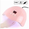 Yuqing Lámpara Para Uña Led Uv Digital Display Temporizador 54w