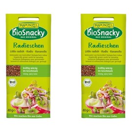 Rapunzel BioSnacky Radish (2 x 40 g)