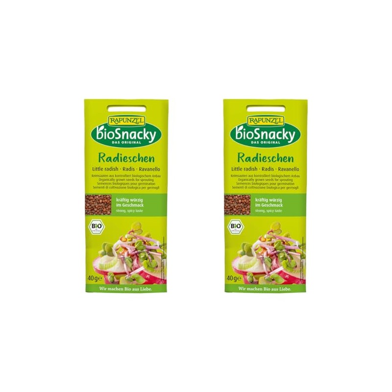 Rapunzel BioSnacky Radish (2 x 40 g)