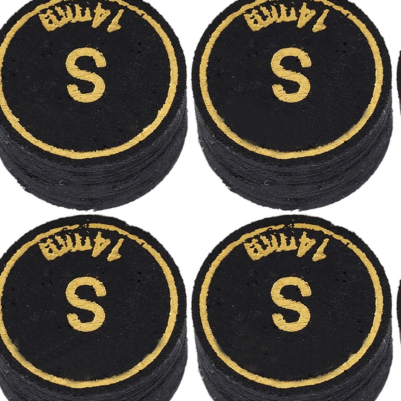 6pcs Pool Cue Tips Professional Multi Layers Billiard Pool Cue