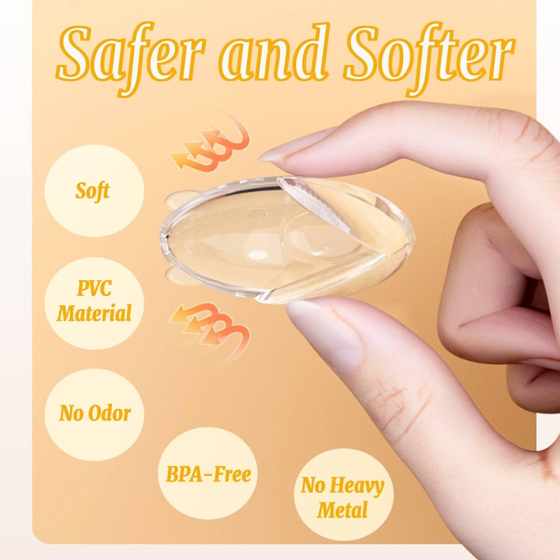 Silicone Table Corner Protectors for Furniture,Clear Table Cover Protector,Corner Covers(10PCS)