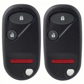 Key Fob Replacement Compatible with Honda Civic DX EX LX 2001 2002 2003 2004 2005 / Honda Pilot 2003 2004 2005 2006 2007 NHVWB1U523 / NHVWB1U521 Keyless Entry Remote Control Car Key（2pcs）