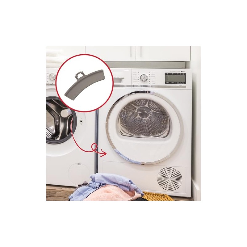 4055237731 Electrolux 4055237731 Dryer Door Handle ELECTROLUX