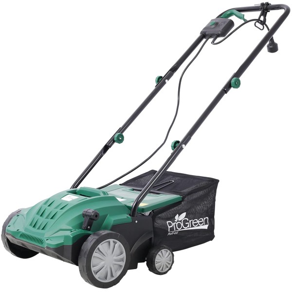 Garden Scarifier, 2-in-1 13-inch Electric Dethatcher Scarifier, 12 Amp Lawn
