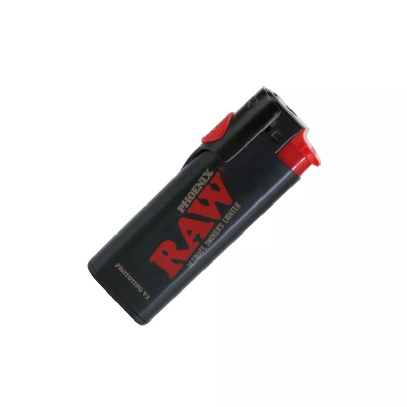 Clipper Raw BLACK Refillable full Metal Lighter+ RAW PHOENIX ULTIMATE