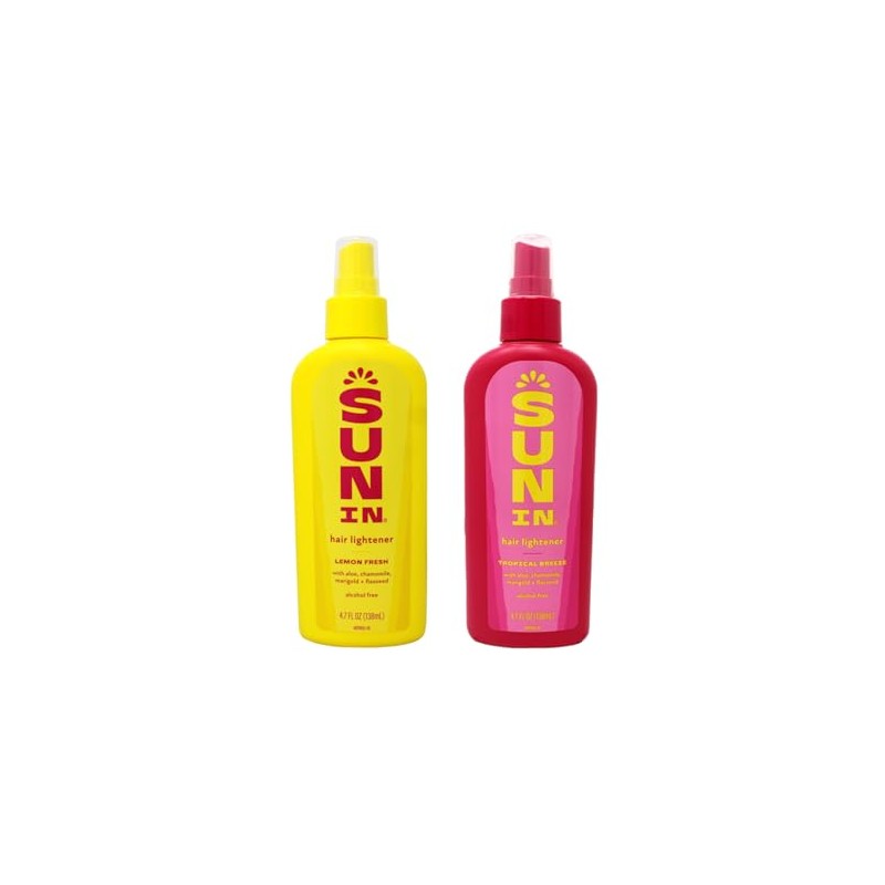 Sun in Hair Lightener, Tropical Breeze & Lemon Fresh Combo