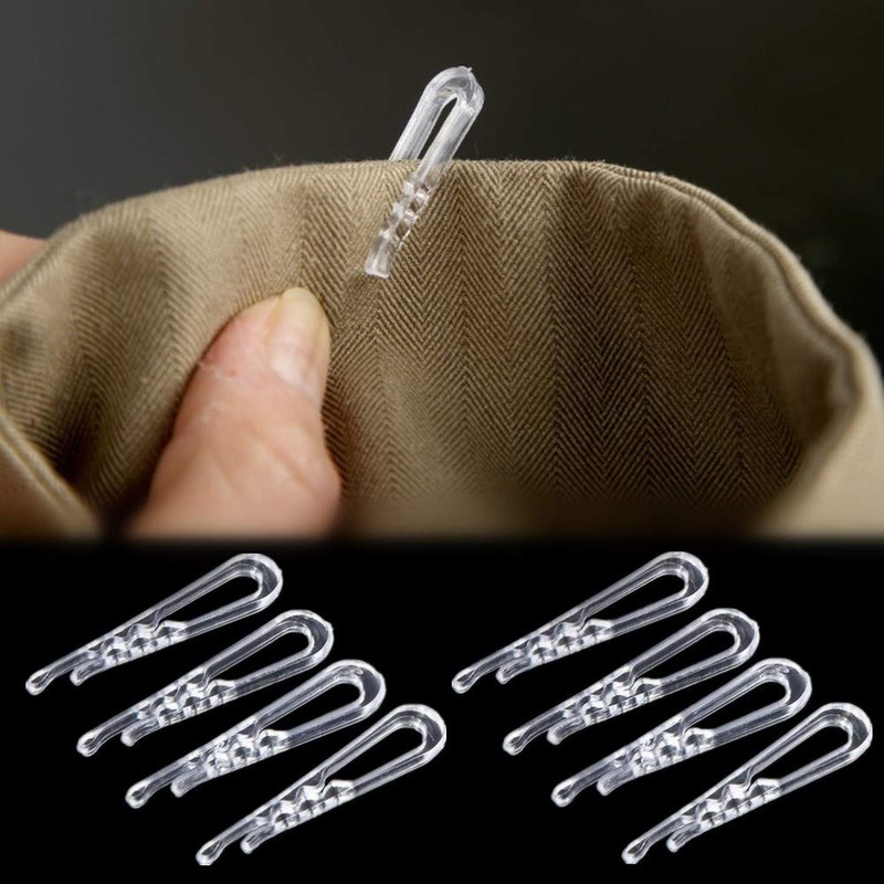 LAIYOHO 200 Pcs Plastic Alligator Clips Garment Clips with Teeth