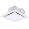 FEITON Square Bathroom Exhaust Fan with Light, 160 CFM 35W