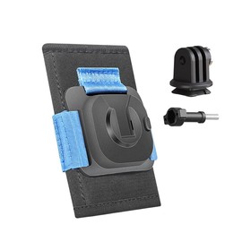 CS PRIORITY Backpack 360° Rotate Clip Chest Shoulder Clamp Mount Strap Holder Compatible for Hero13 12 11 10 Action Camera Accessory (Combo B)