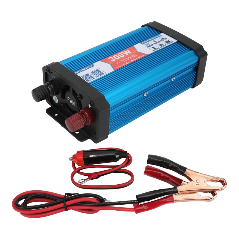 Car Power Inverter Pure Sine Wave 300W Continuous Dual USB