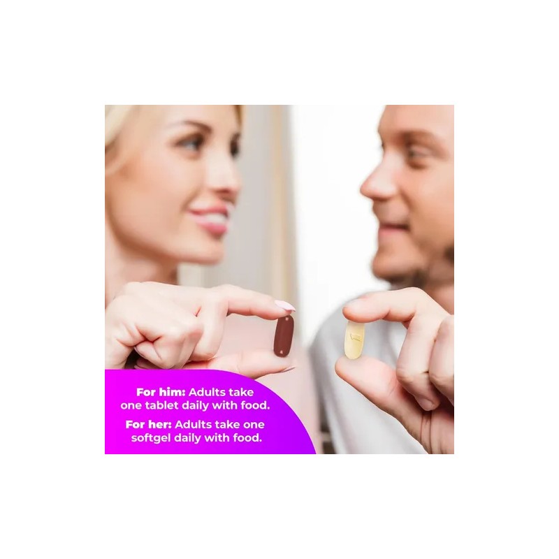 One A Day Paquete Prenatal Multivitaminico Para Pareja 30+30