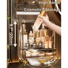 Makeup Organizer, Large Capacity Cosmetics Makeup Organizer for Vanity, Dustproof