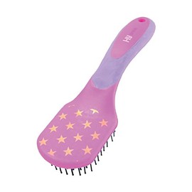 HyShine Stars Easy Grip Mane and Tail Brush: Pur/Pink