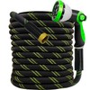 Garden Hose 75 FT NON-EXPANDABLE Heavy-Duty Flexible & Lightweight Water