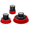 Bestgle 3 Packs M14 Hook and Loop Backing Pads, 1/2/3