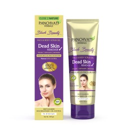 Panchvati Dead Skin Remover Gel With pineapple, papaya, tomato & cucumber enzymes extracts (Face & Body Scrub Gel) Parabens & Sulphate Free (200 ml)