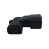 CERRXIAN Right Angle IEC 320 C14 3 Pin Male to