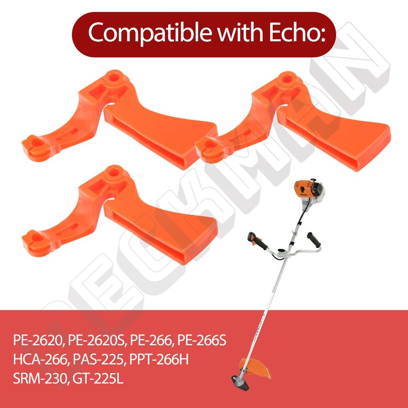 3 Pack C453000482 Throttle Triggers Compatible with Echo SRM-266S, SRM-266T,