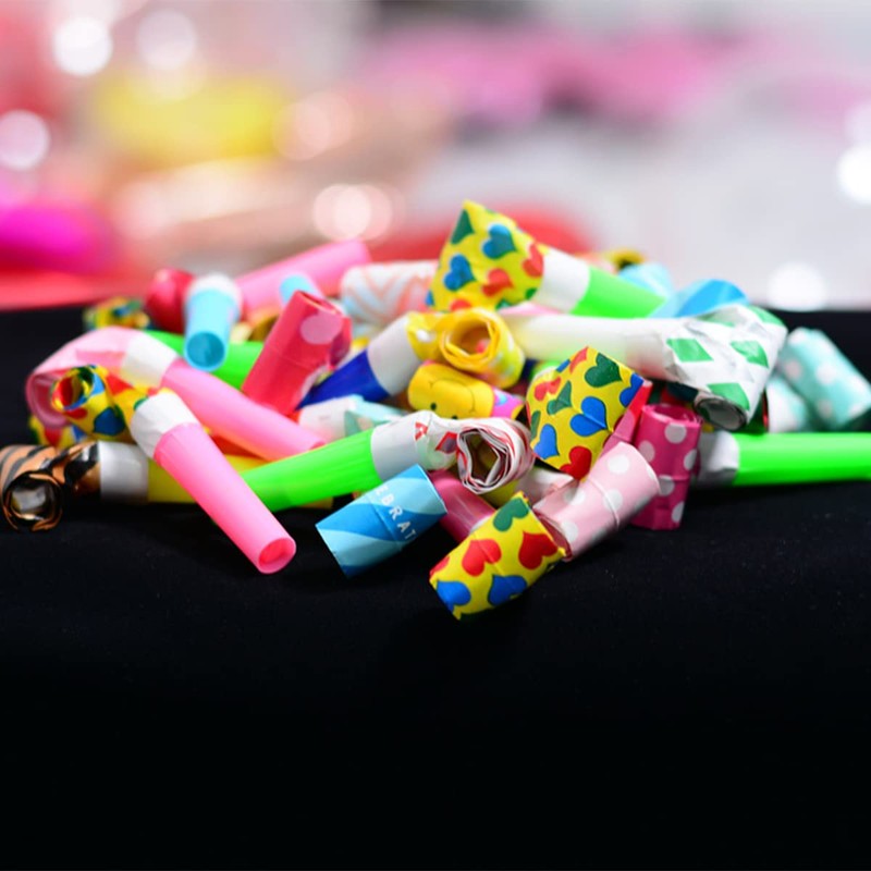Lanito Long Squirrel Whistle Cheer Whistle Kids Whistle Birthday Blow