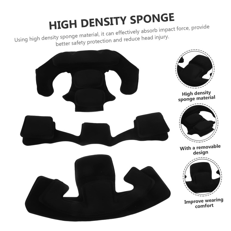Kisangel Helmet Replacement Sponge Padding Kit Explosion Helmet Pads for
