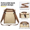 MIER Insulated Lunch Bag Roll Top Lunchbox for Women Men