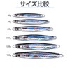 Orurdo qb100262a04n0 Metal Jig 3D 5 Color Set, 3.5 oz