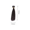 Gogogmee 5Pcs Black Straight Hair Doll Wigs for Diy Craft