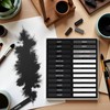 Dlicoda 24 Pcs Compressed Charcoal Sticks with Soft, Medium, Hard