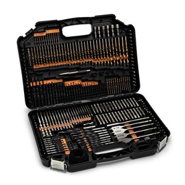 Kings County Tools 246 Piece Drill Bits & Drivers Set | Compact Fold-Out Organization Case | DIY and Pro Ready Kit | Variety of Sizes for Almost Every Drilling and Attaching Job